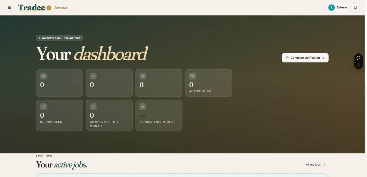 Tradee — The pro app